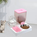 Automatic Pet Feeder with Bowl, Large Capacity Pet Water Dispenser, Pet Feeding Supplies, Dogs & Cats Accessories, Pet Products