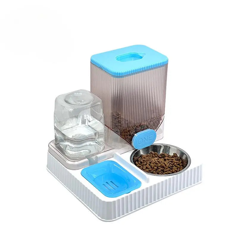 Automatic Pet Feeder with Bowl, Large Capacity Pet Water Dispenser, Pet Feeding Supplies, Dogs & Cats Accessories, Pet Products